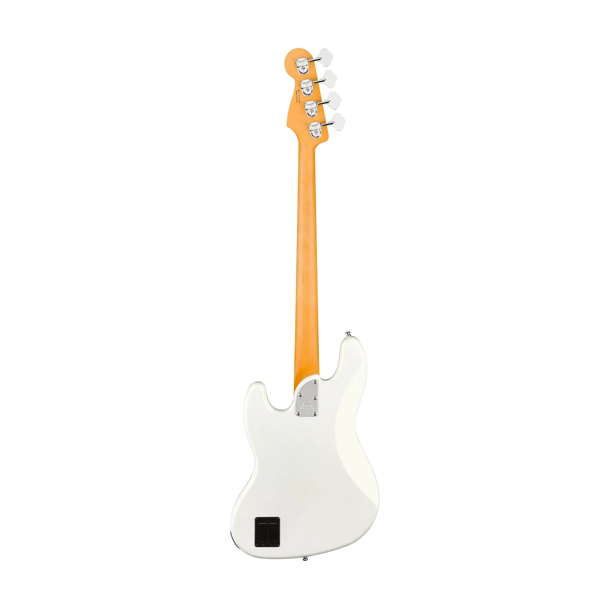 Fender American Ultra Jazz Bass Guitar, RW FB, Arctic Pearl