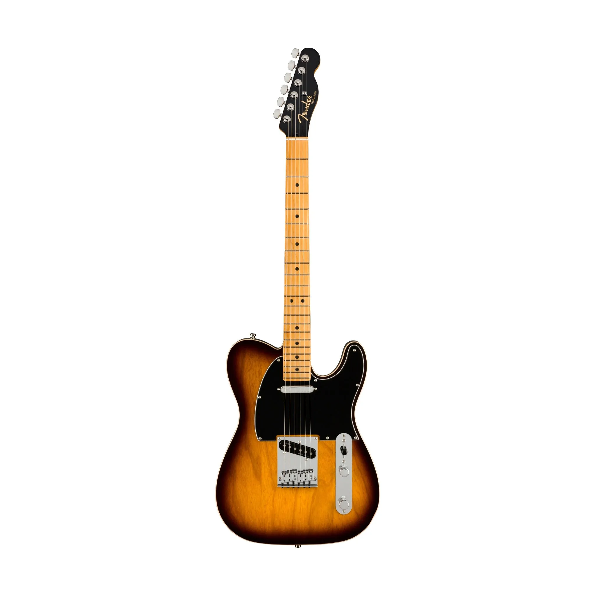 Fender American Ultra Luxe Telecaster Electric Guitar, Maple FB, 2-Color Sunburst
