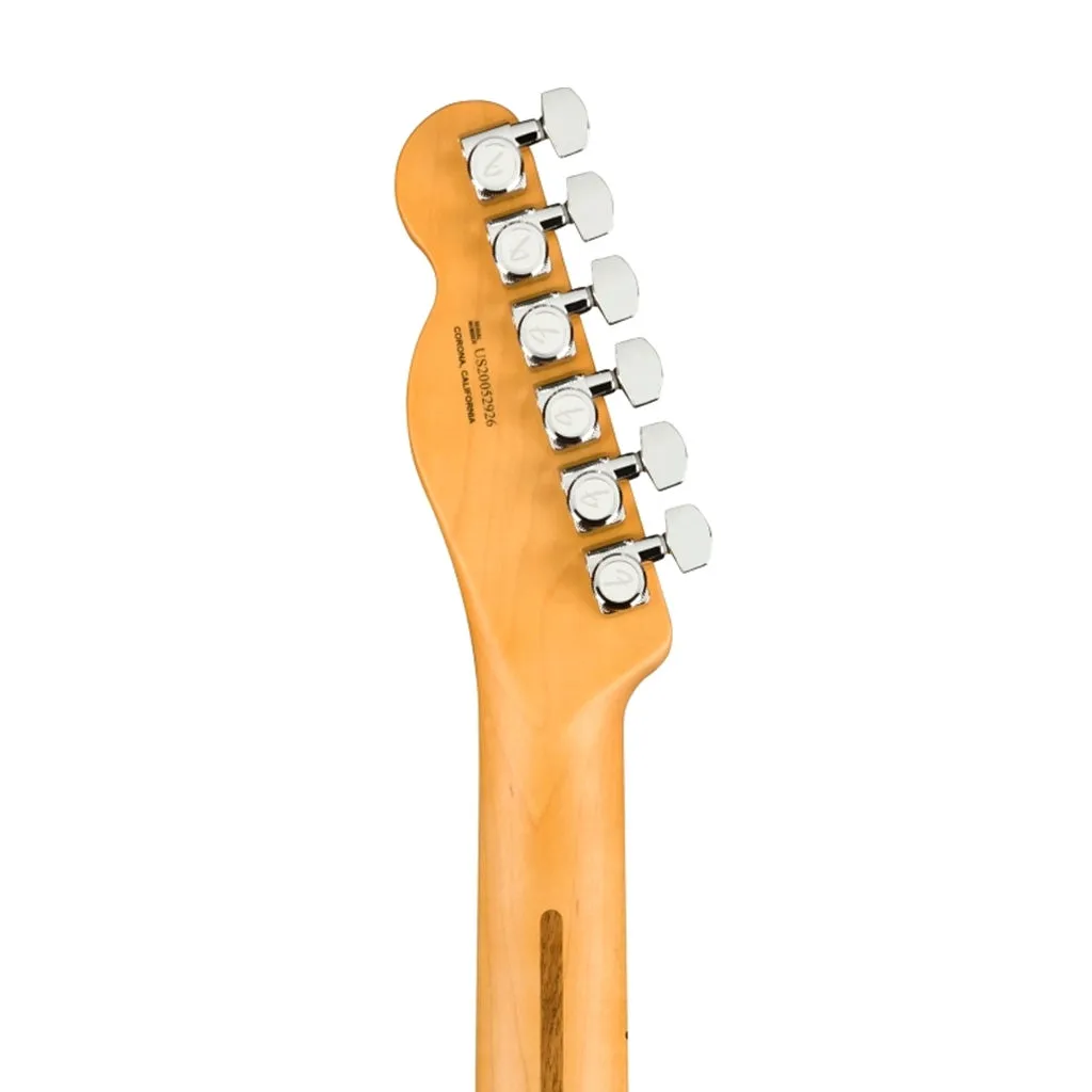 Fender American Ultra Luxe Telecaster Electric Guitar, Maple FB, 2-Color Sunburst