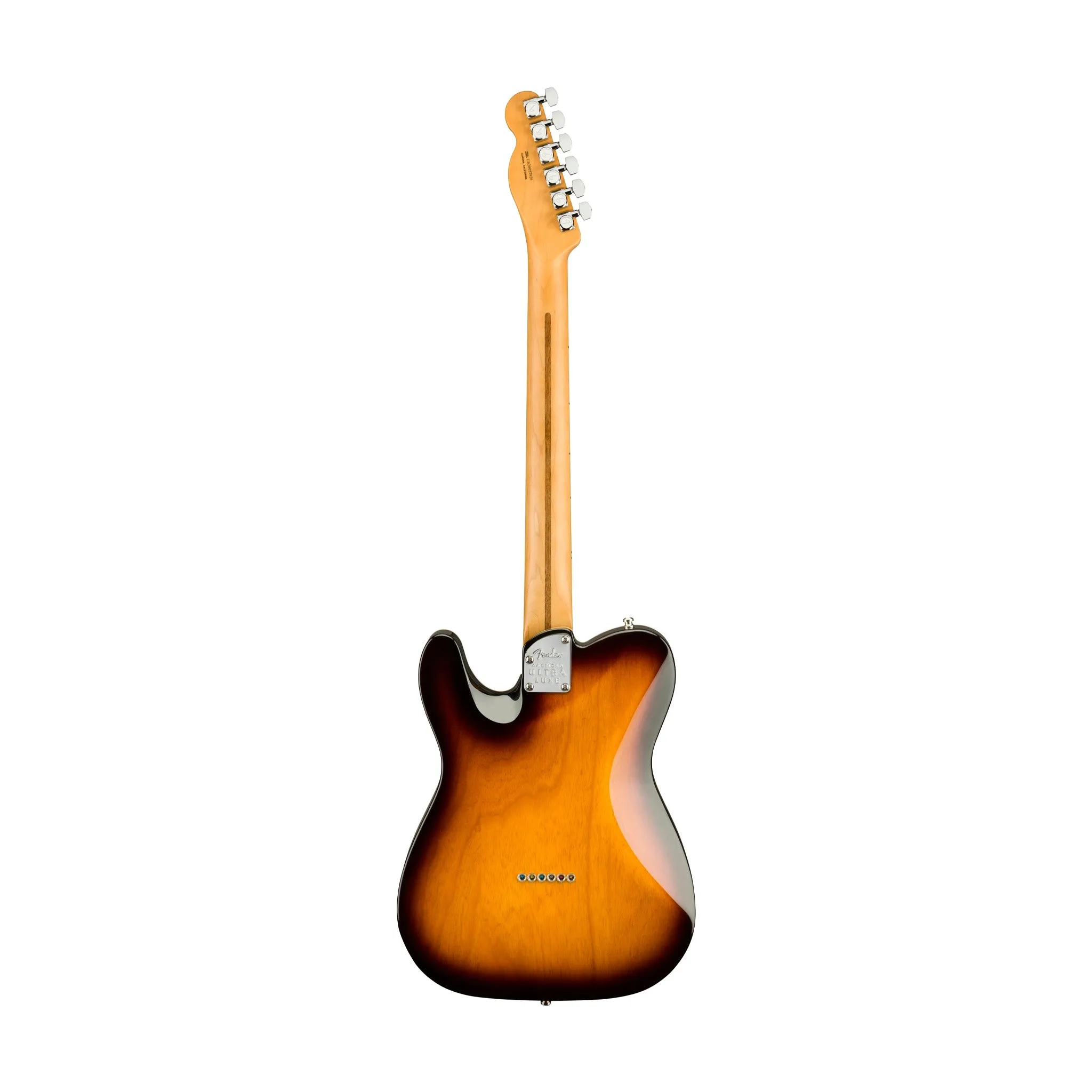 Fender American Ultra Luxe Telecaster Electric Guitar, Maple FB, 2-Color Sunburst