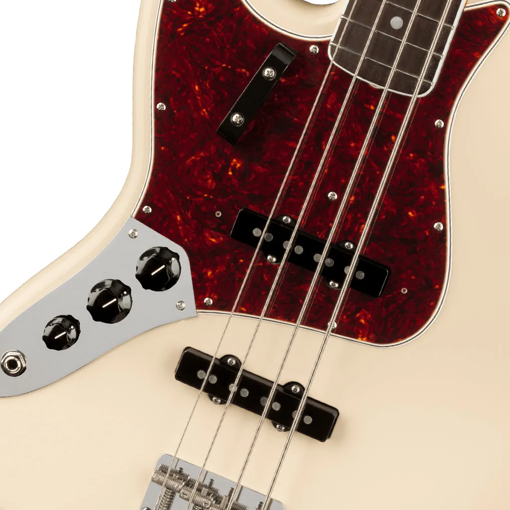Fender American Vintage II 1966 Jazz Bass Left-Hand in Olympic White