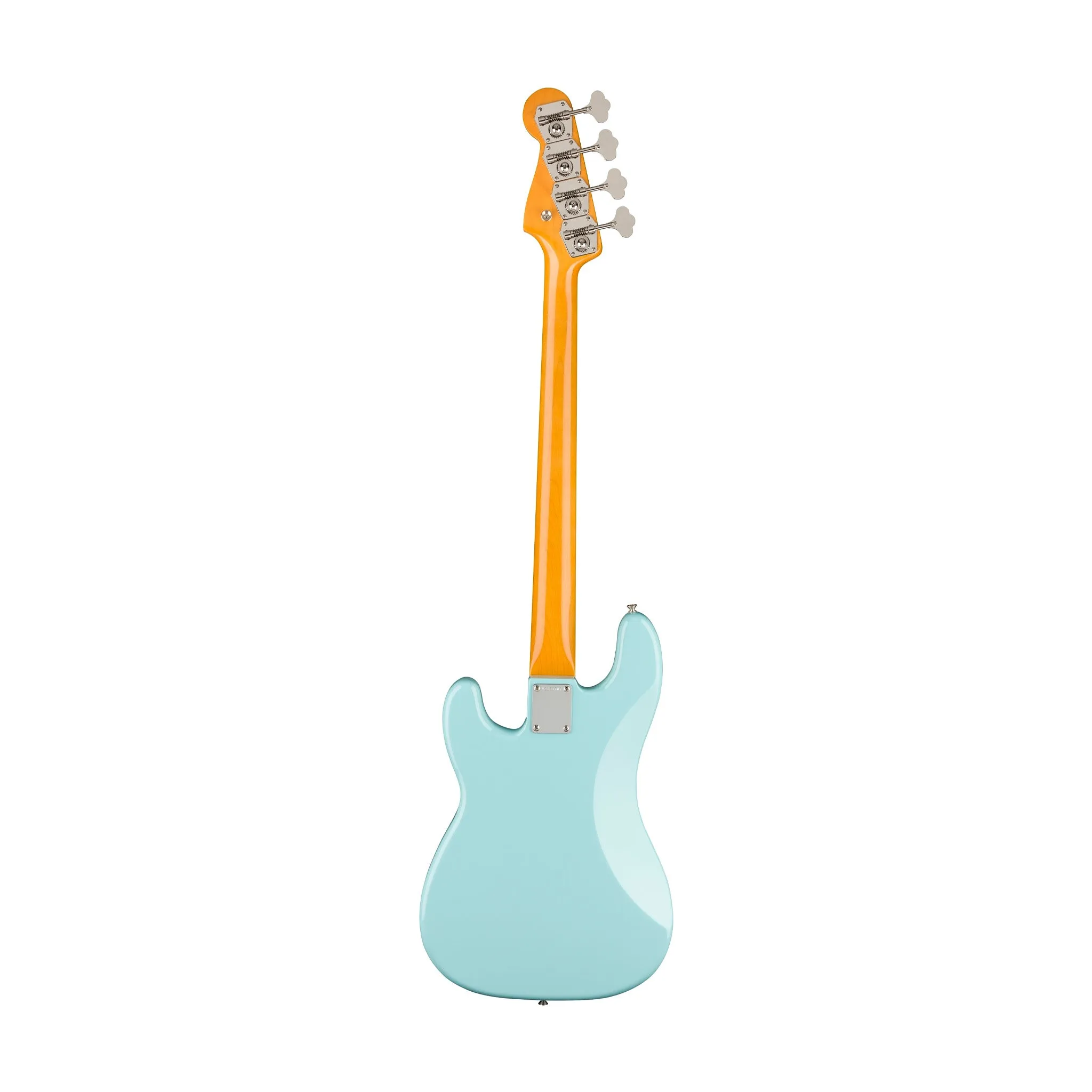 Fender American Vintage II 60 Precision Bass Electric Guitar, RW FB, Daphne Blue