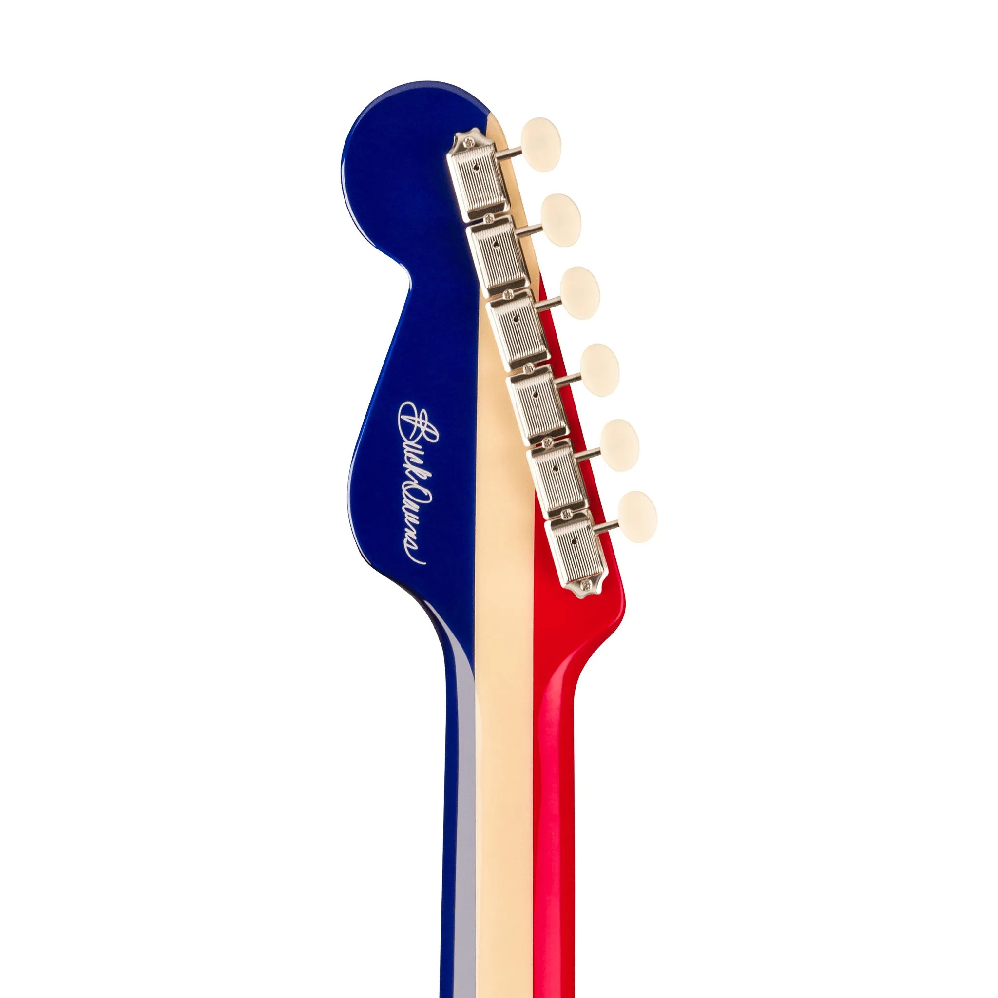 Fender Buck Owens Kingman Acoustic Guitar w/Case, Red White and Blue