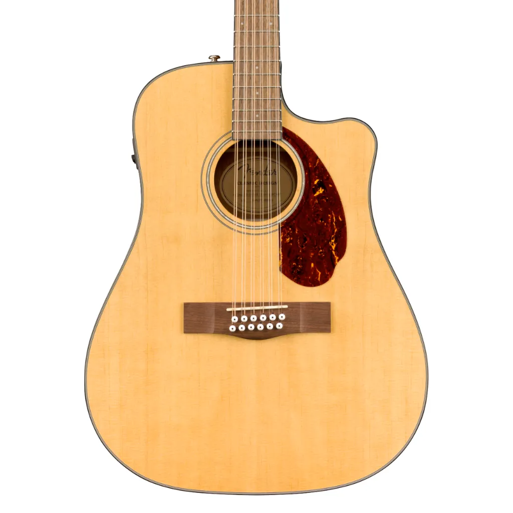 Fender CD-140SCE 12-String, Walnut Fingerboard, Natural w/Case