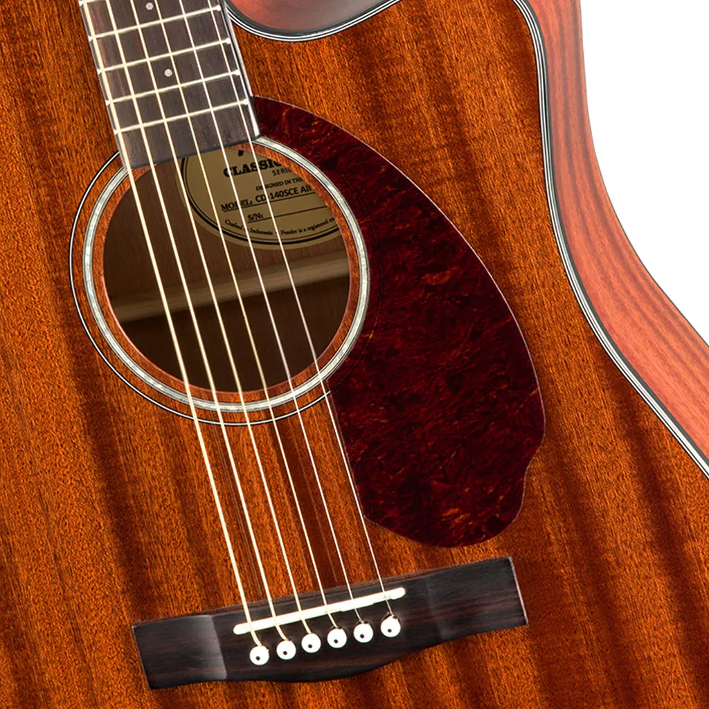 Fender CD-140SCE Dreadnought - Mahogany w/ Case