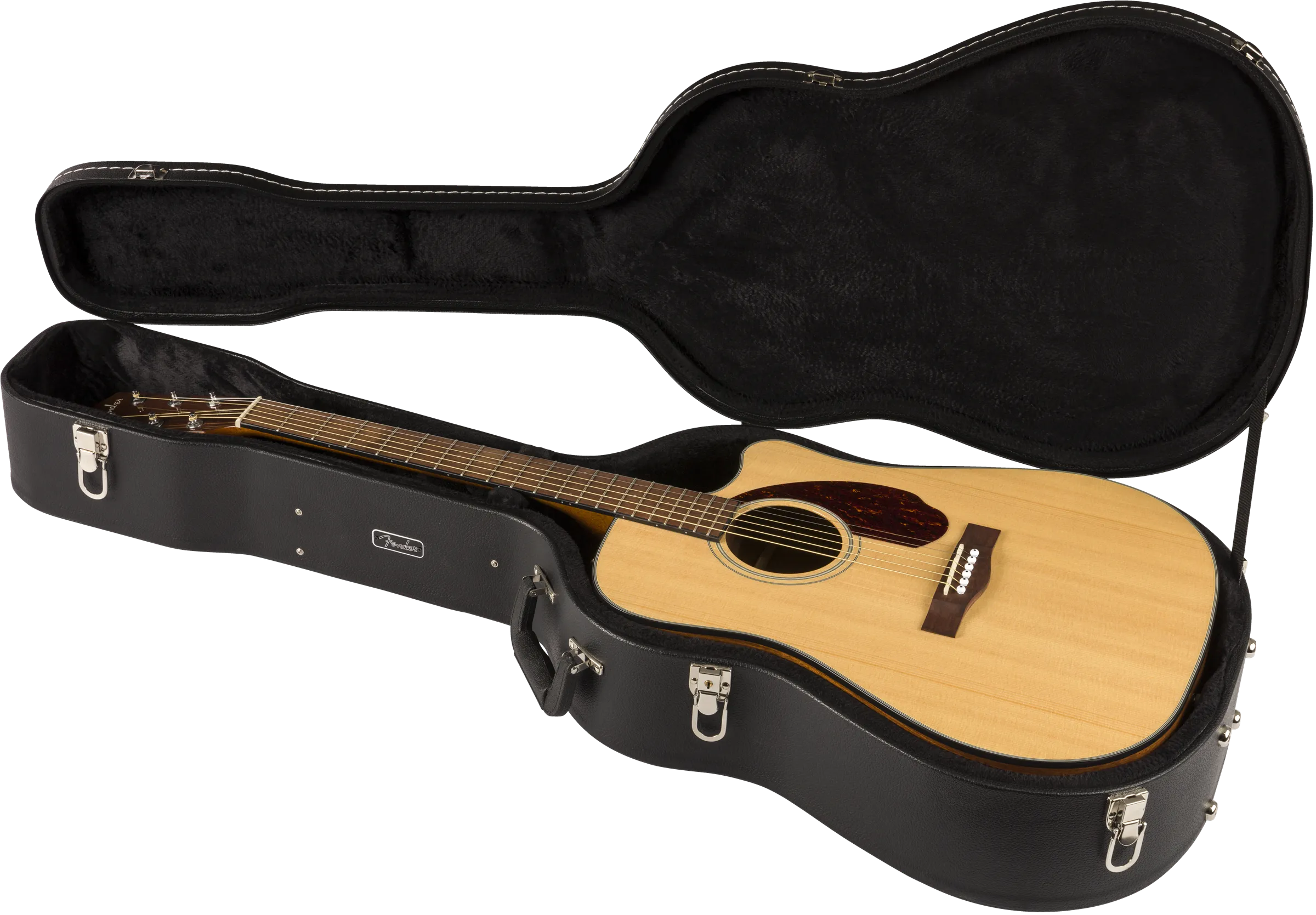 Fender CD-140SCE Electro Acoustic Guitar with Case, Natural