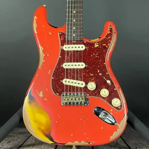 Fender Custom Shop LTD 1961 Stratocaster, Heavy Relic- Aged Fiesta Red/3TSB (7lbs 14oz)