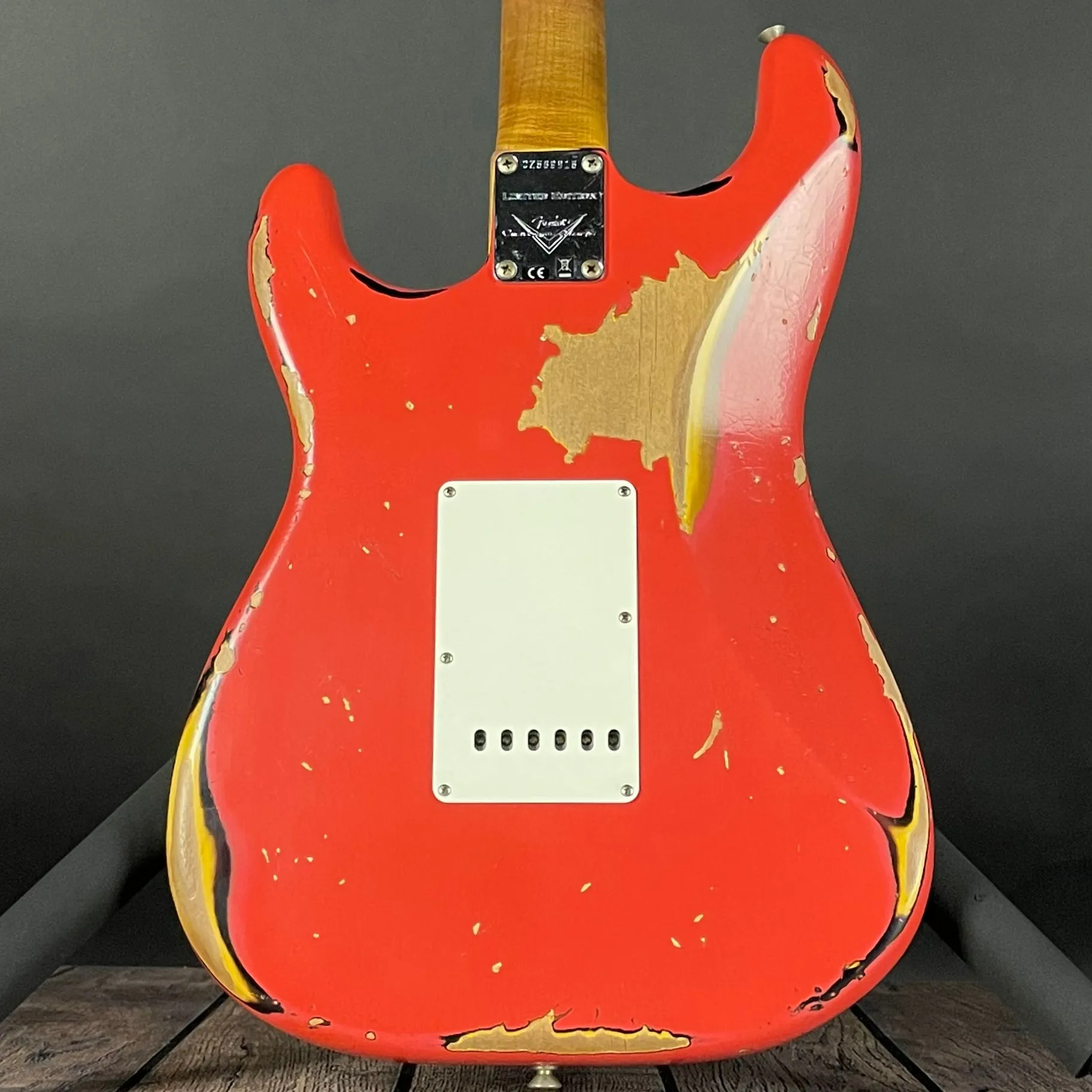 Fender Custom Shop LTD 1961 Stratocaster, Heavy Relic- Aged Fiesta Red/3TSB (7lbs 14oz)