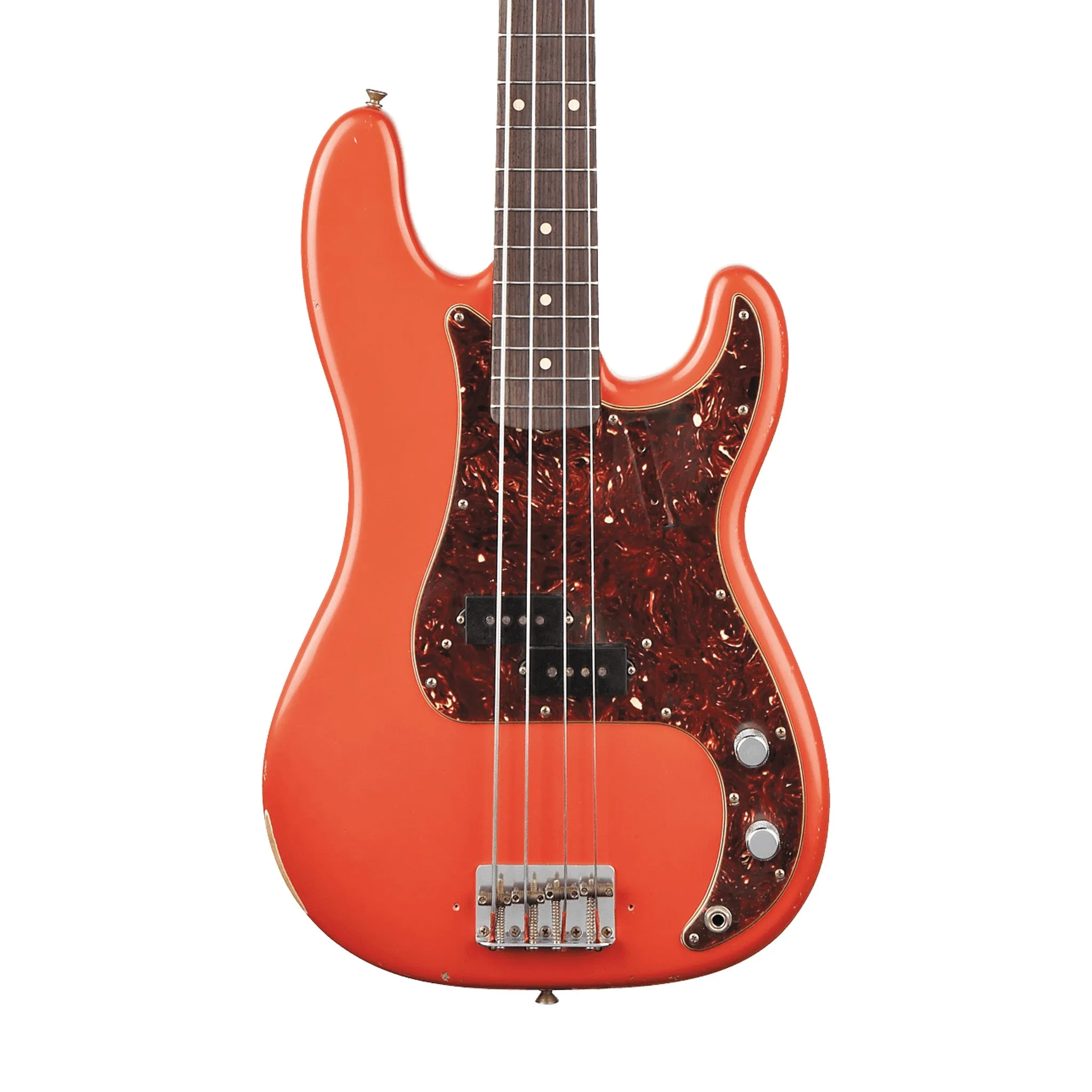 Fender Custom Shop Pino Palladino Signature Precision Bass, RW FB, Fiesta Red over Desert Sand