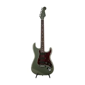 Fender FSR Collection Hybrid II Stratocaster Electric Guitar, RW FB, Jasper Olive Metallic