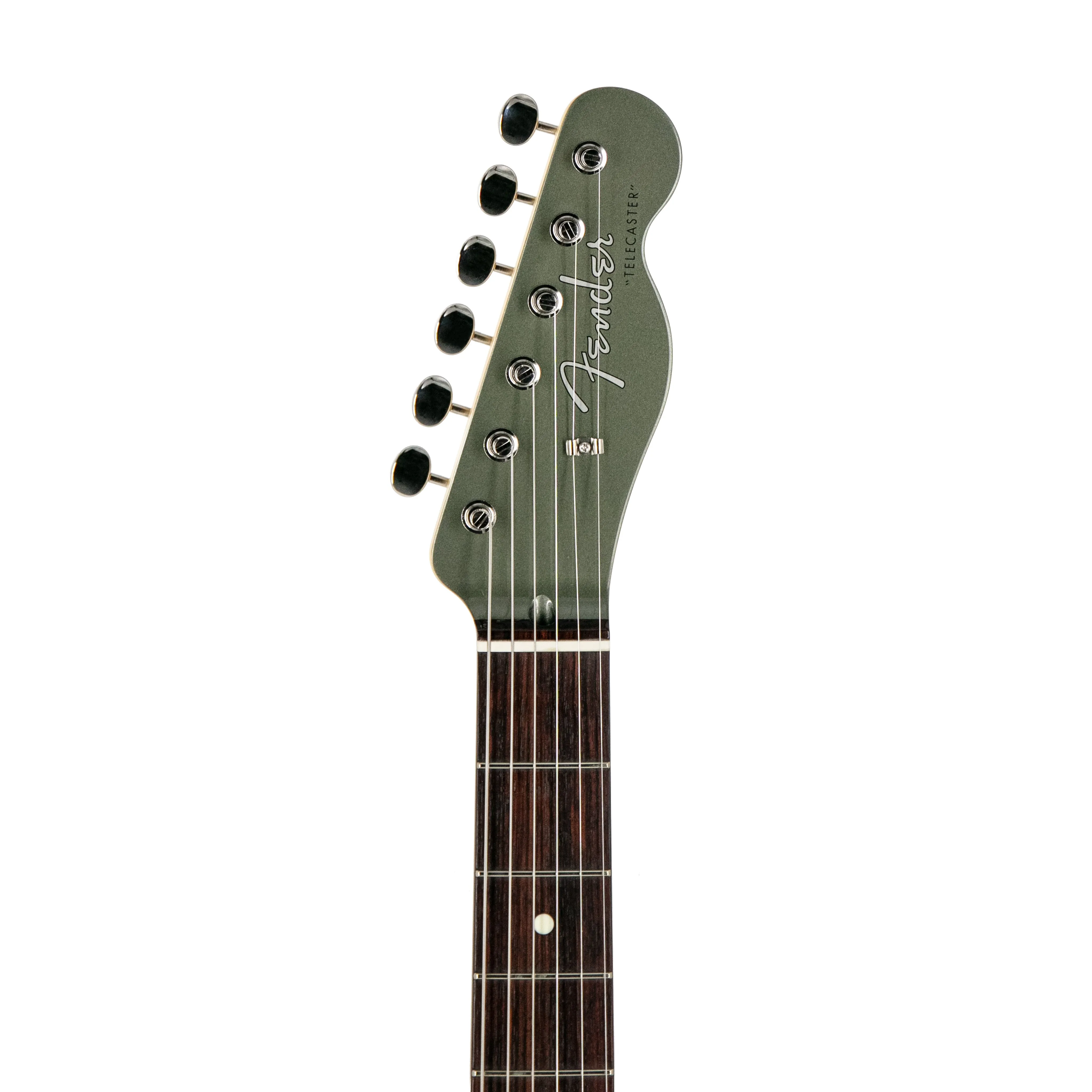 Fender FSR Collection Hybrid II Telecaster Electric Guitar, RW FB, Jasper Olive Metallic