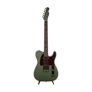 Fender FSR Collection Hybrid II Telecaster Electric Guitar, RW FB, Jasper Olive Metallic