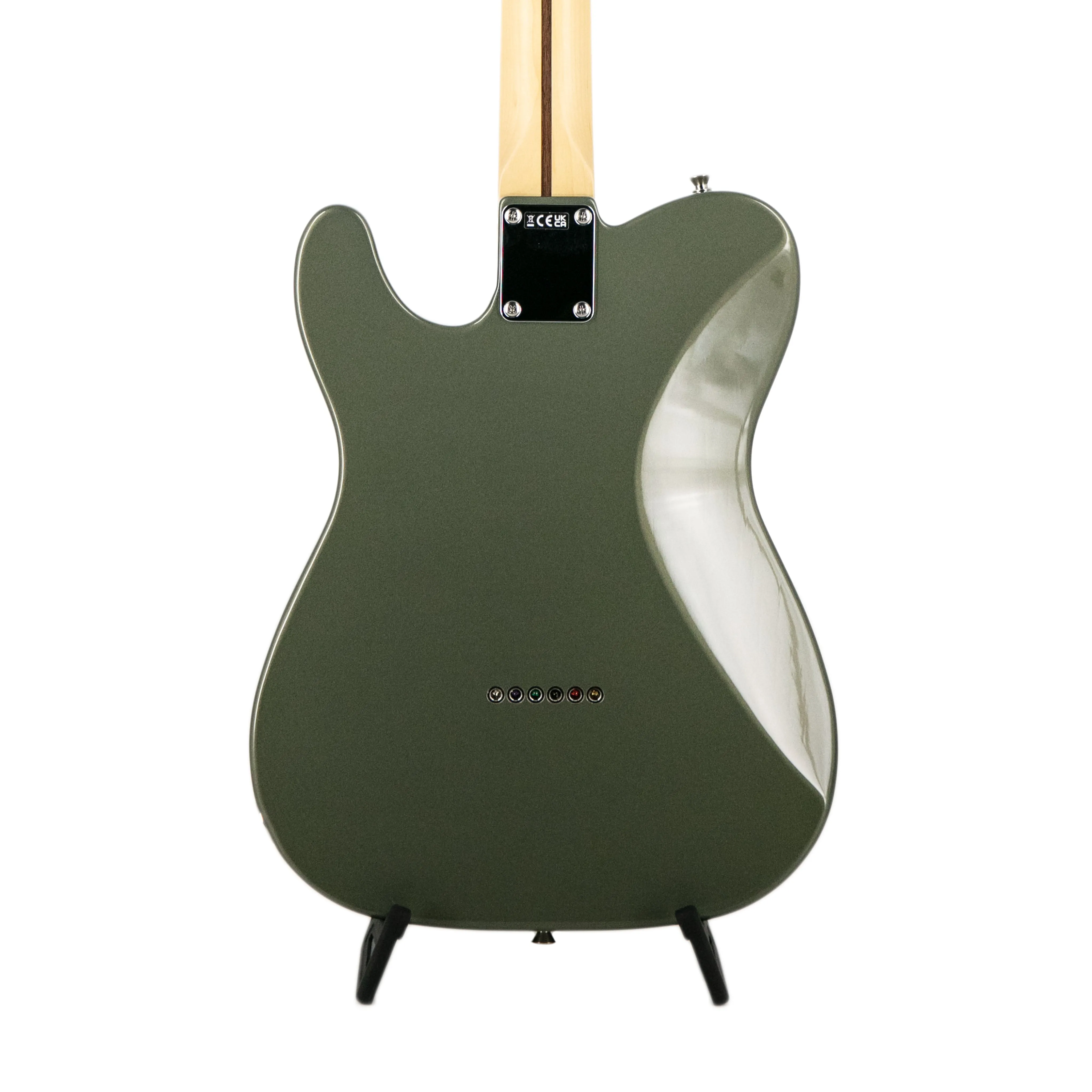 Fender FSR Collection Hybrid II Telecaster Electric Guitar, RW FB, Jasper Olive Metallic