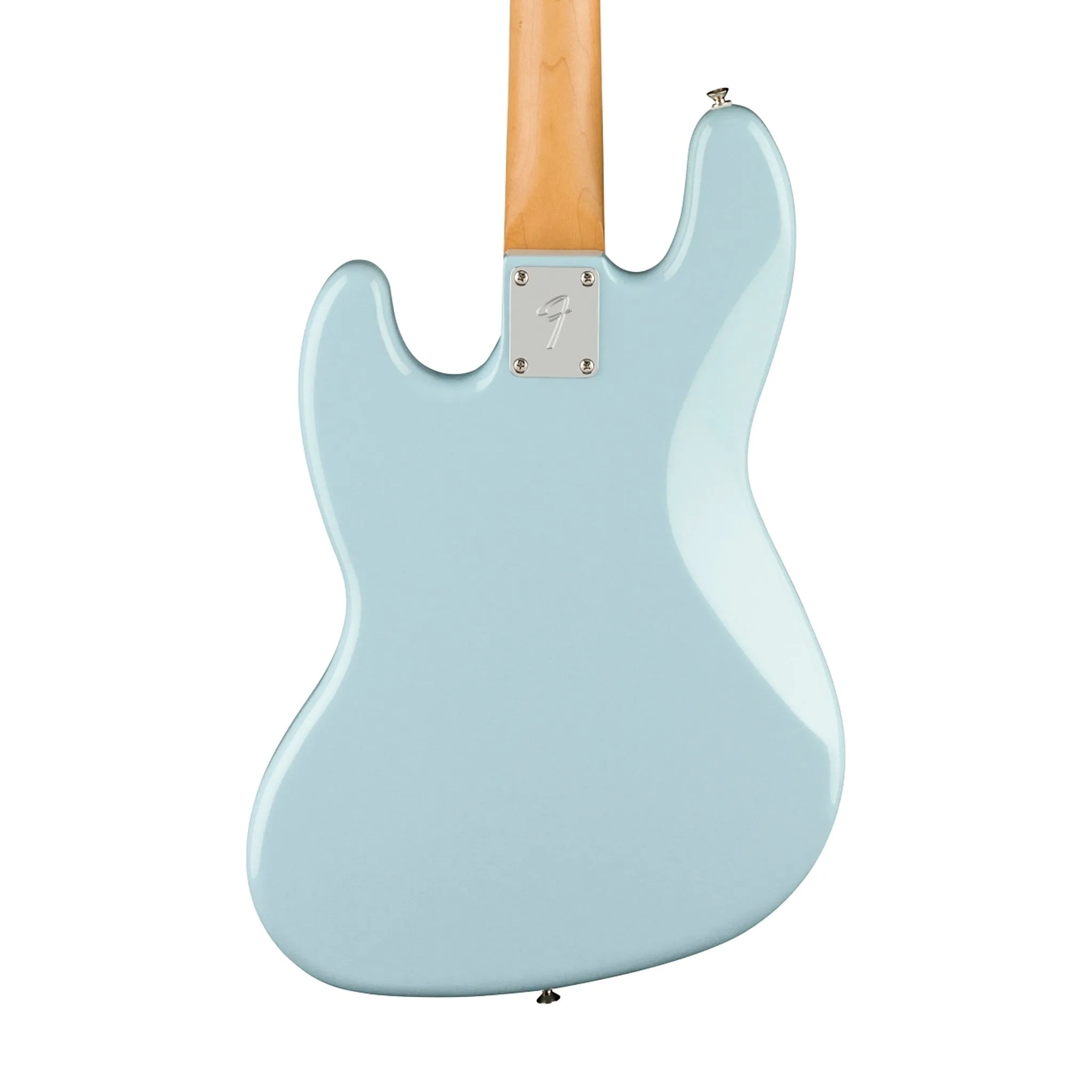 Fender Gold Foil Jazz Bass 4-String Bass Guitar, Ebony FB, Sonic Blue