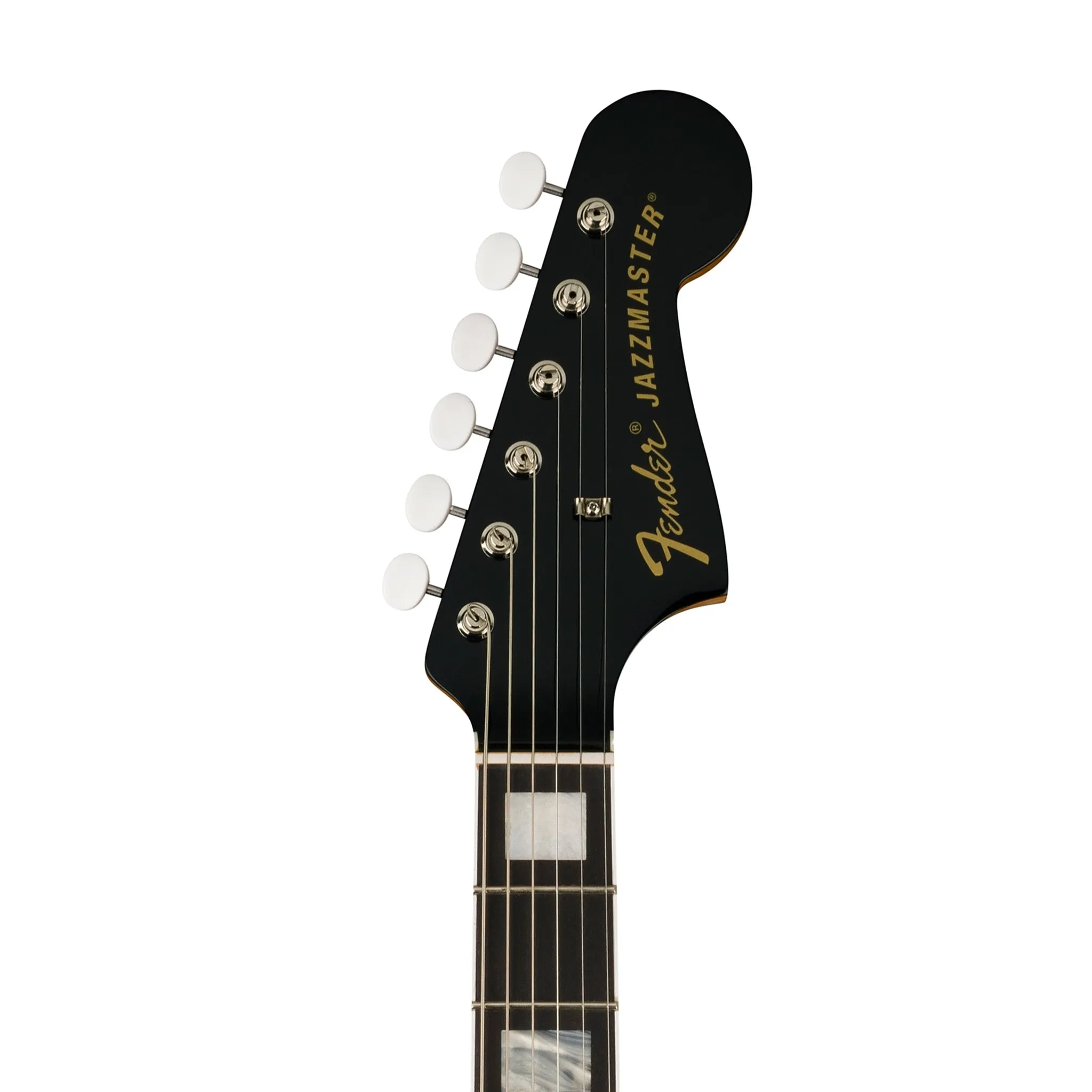 Fender Gold Foil Jazzmaster Electric Guitar, Ebony FB, Candy Apple Burst