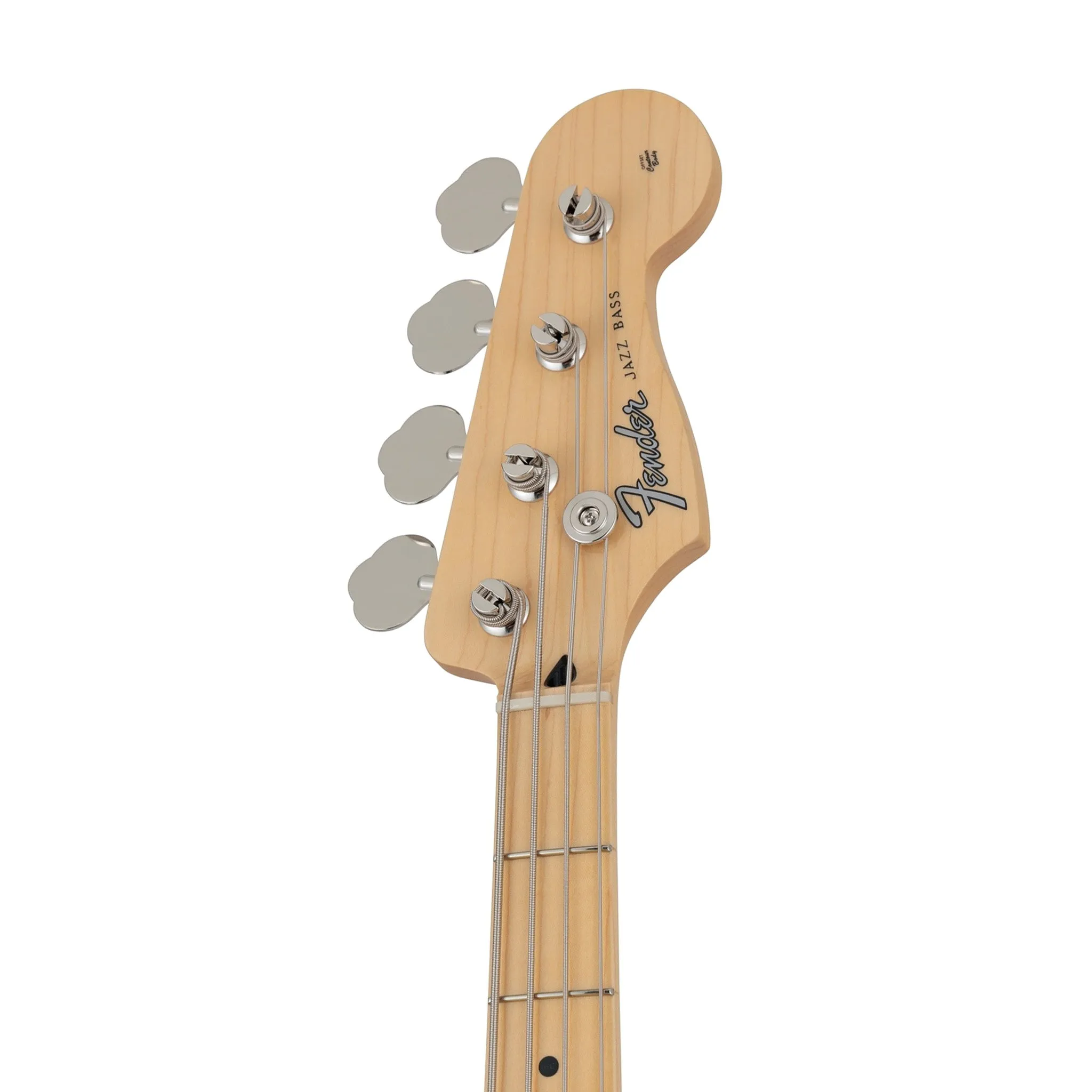 Fender Japan Hybrid II Jazz Bass Guitar, Maple FB, Flame Sunset Orange Transparent