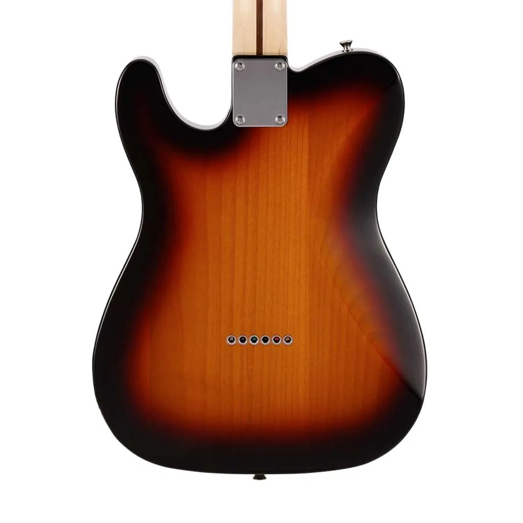 Fender Japan Hybrid II Telecaster Electric Guitar, RW FB, Metallic 3-Tone Sunburst
