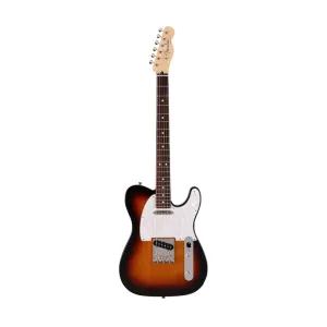 Fender Japan Hybrid II Telecaster Electric Guitar, RW FB, Metallic 3-Tone Sunburst