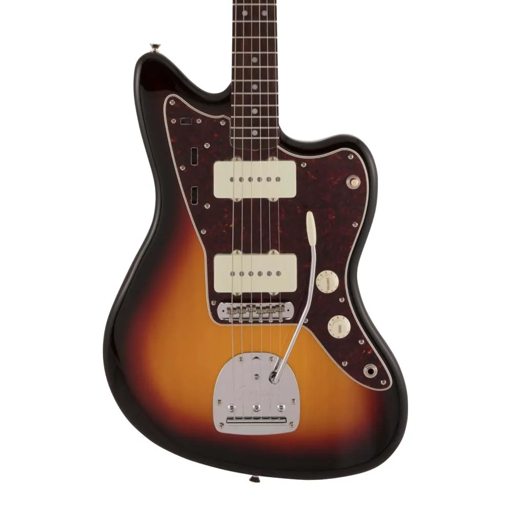 Fender Japan Traditional 60s Jazzmaster Electric Guitar, RW FB, 3-Color Sunburst