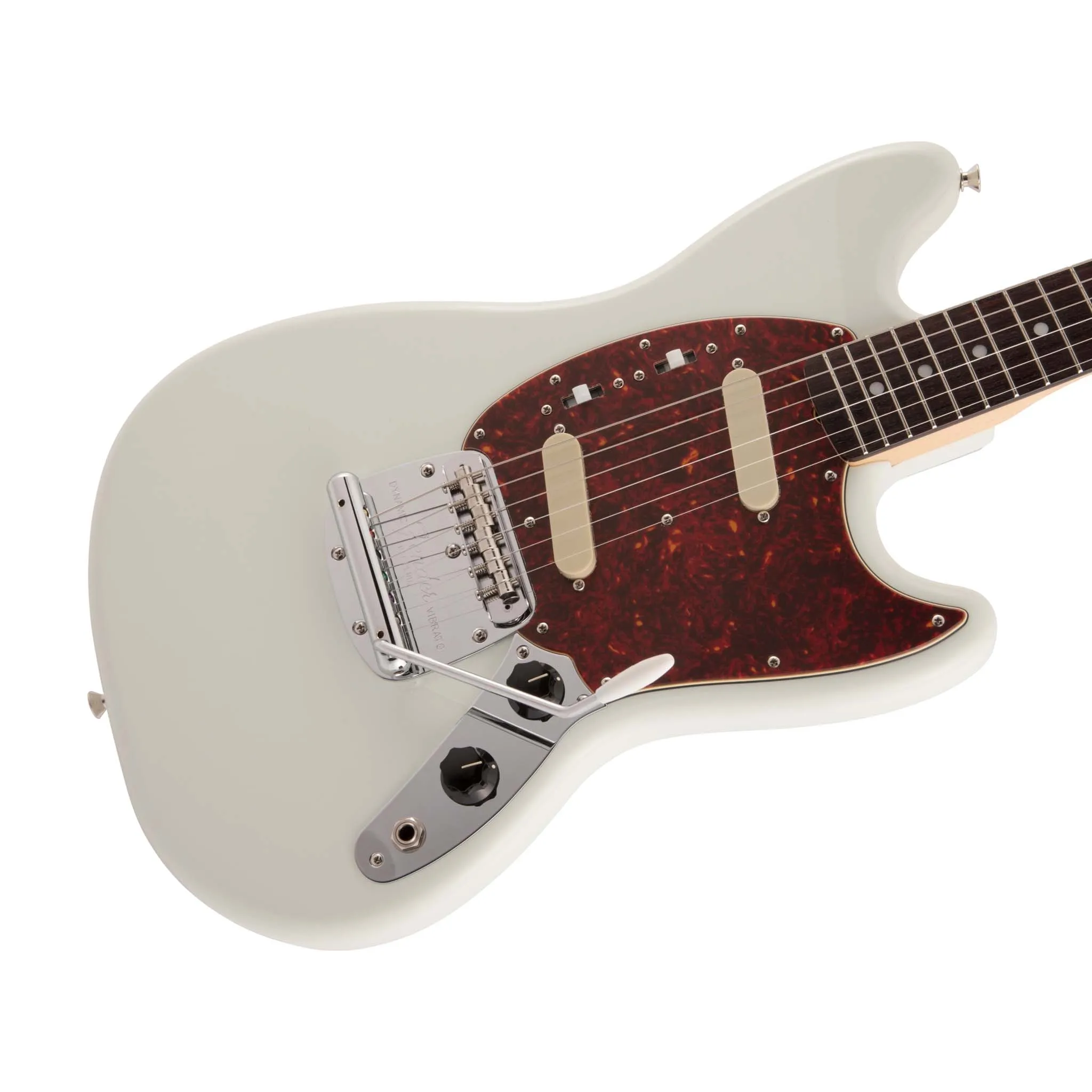 Fender Japan Traditional 60s Mustang Electric Guitar, RW FB, Olympic White