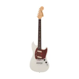 Fender Japan Traditional 60s Mustang Electric Guitar, RW FB, Olympic White