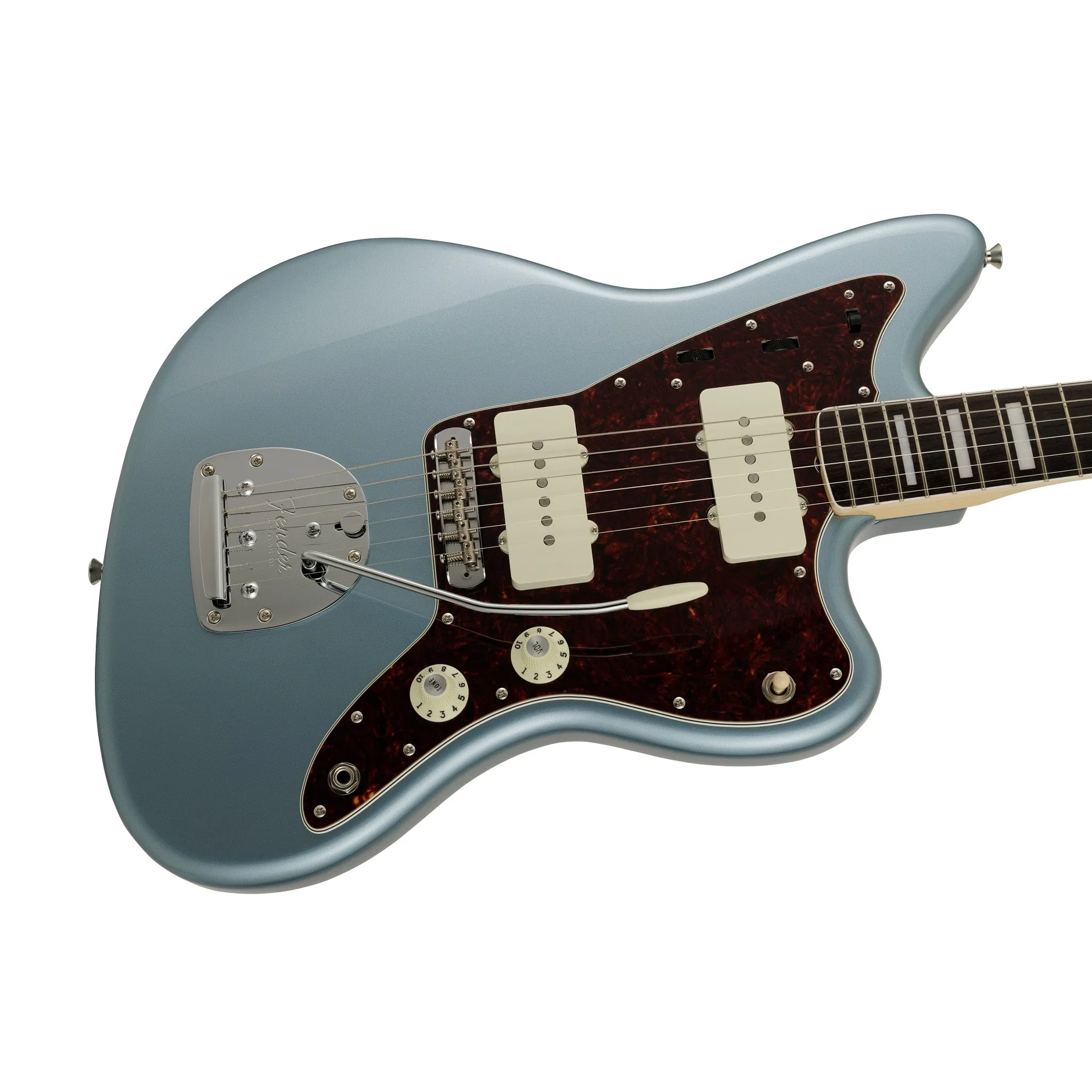 Fender Japan Traditional II 60s Jazzmaster Electric Guitar, RW FB, Ice Blue Metallic