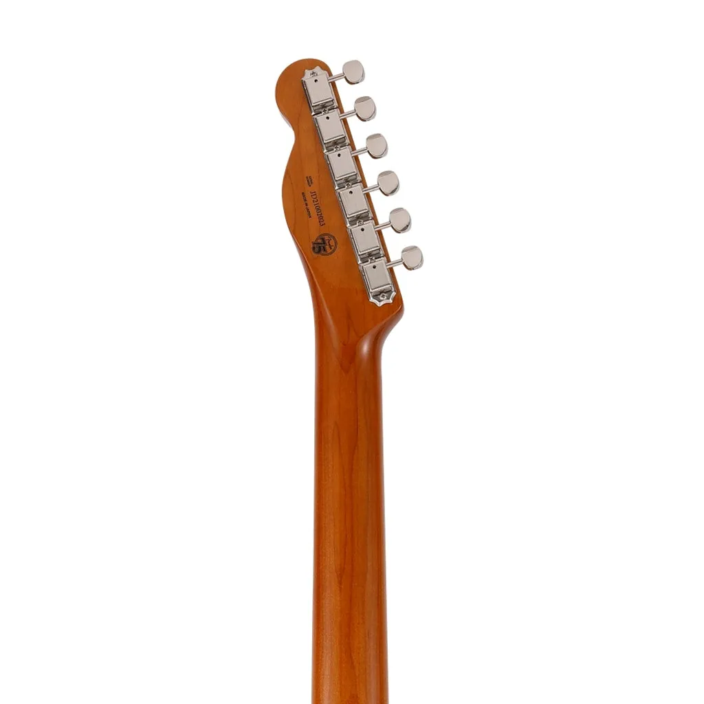 Fender Japan Traditional II 60s Telecaster Electric Guitar, Roasted Maple Neck / RW FB, Lake Placid