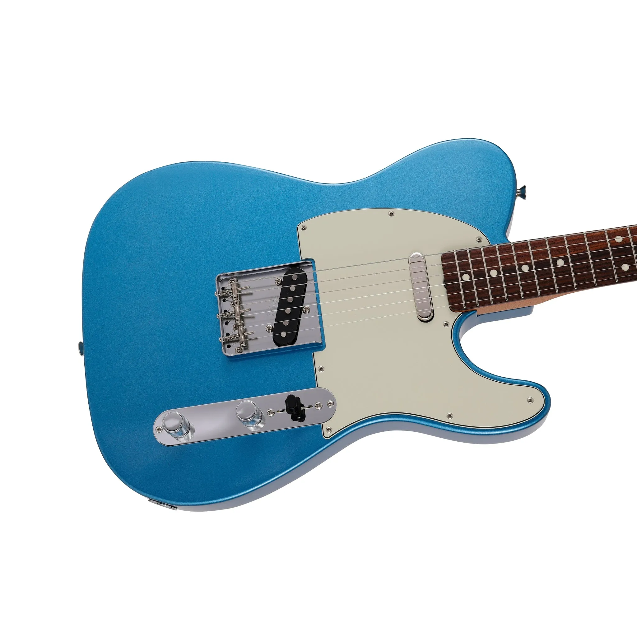 Fender Japan Traditional II 60s Telecaster Electric Guitar, Roasted Maple Neck / RW FB, Lake Placid