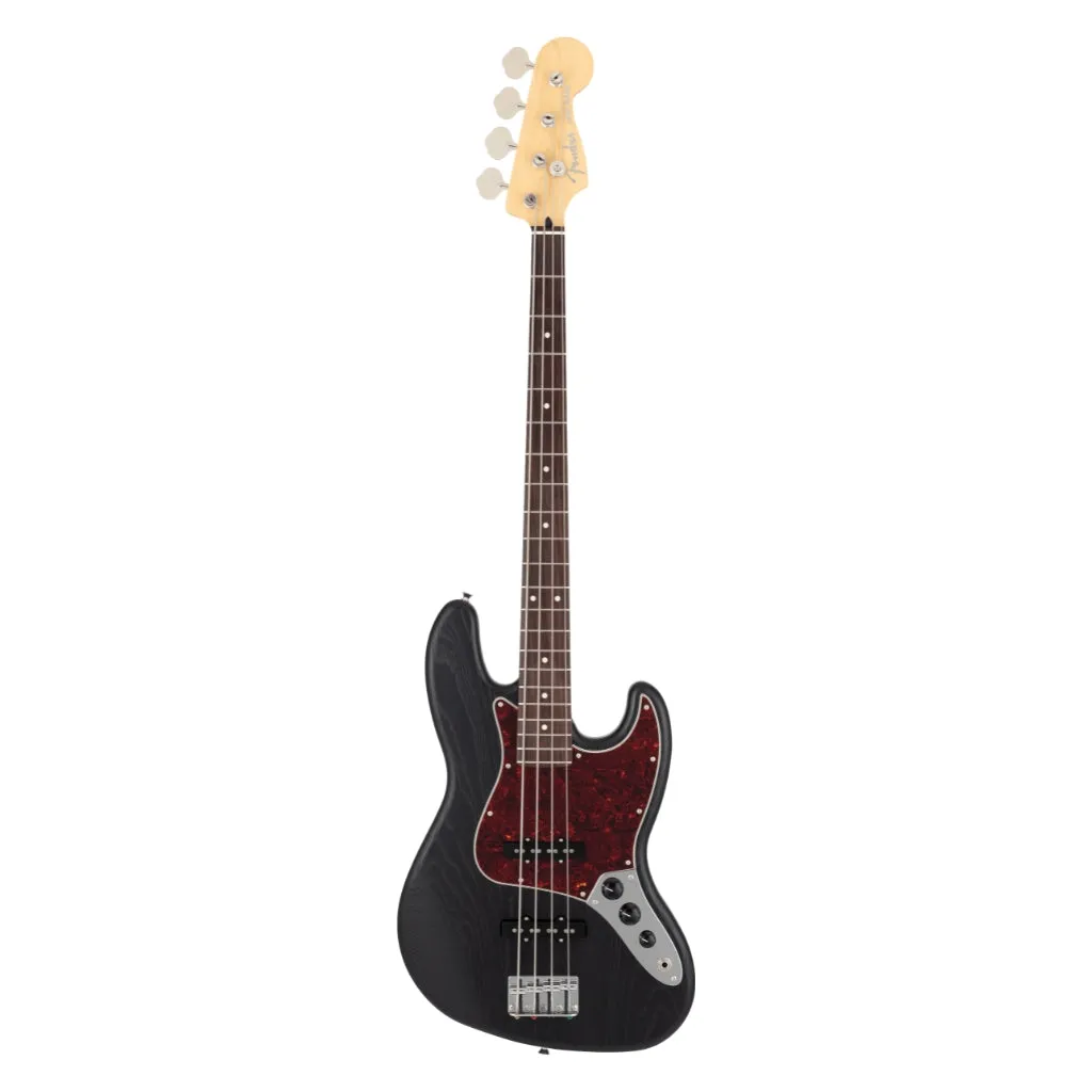 Fender Made in Japan Limited Jazz Bass Raw - Ash Black