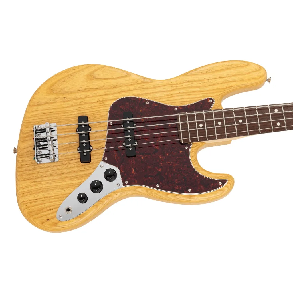 Fender Made in Japan Limited Jazz Bass Raw Ash - Vintage Natural