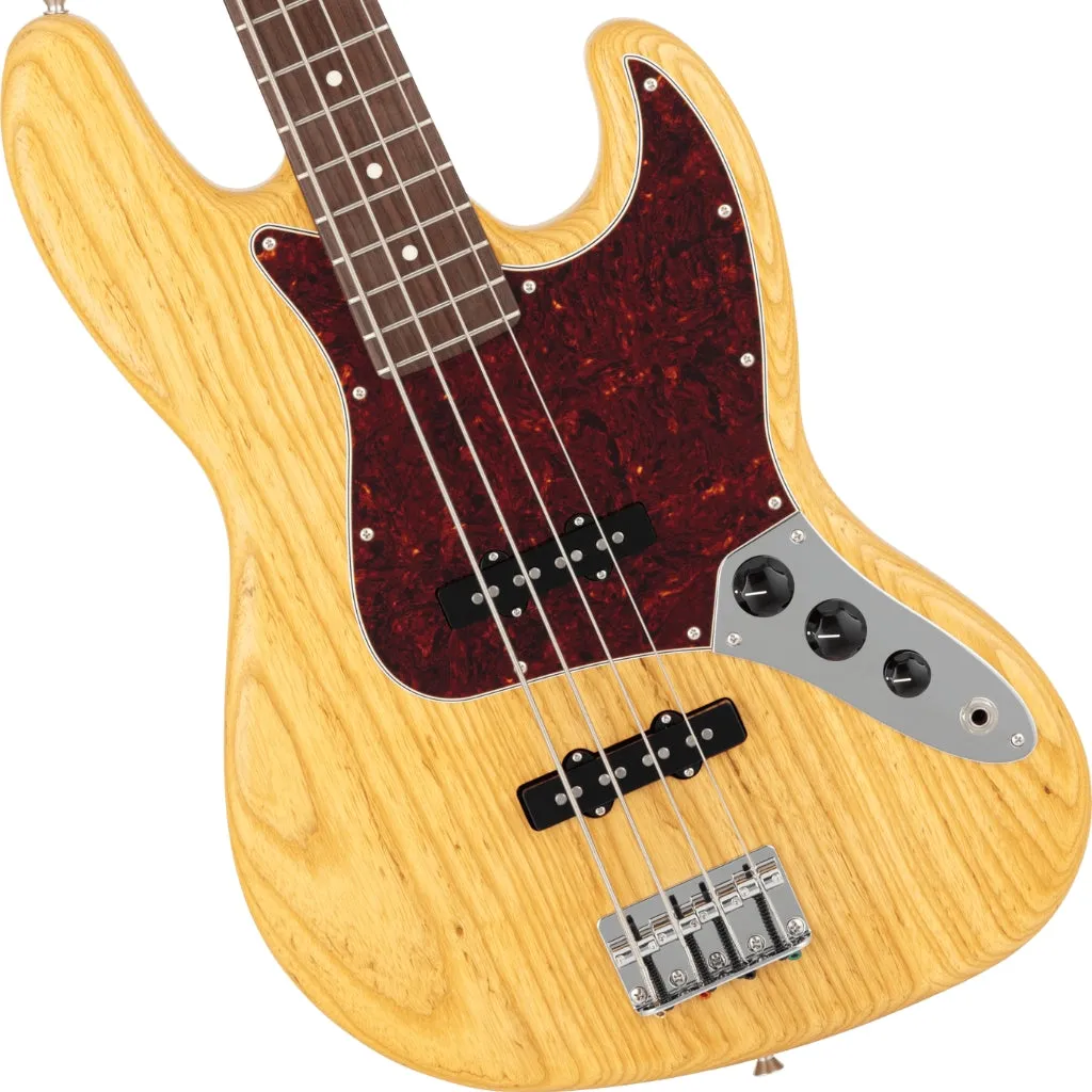 Fender Made in Japan Limited Jazz Bass Raw Ash - Vintage Natural