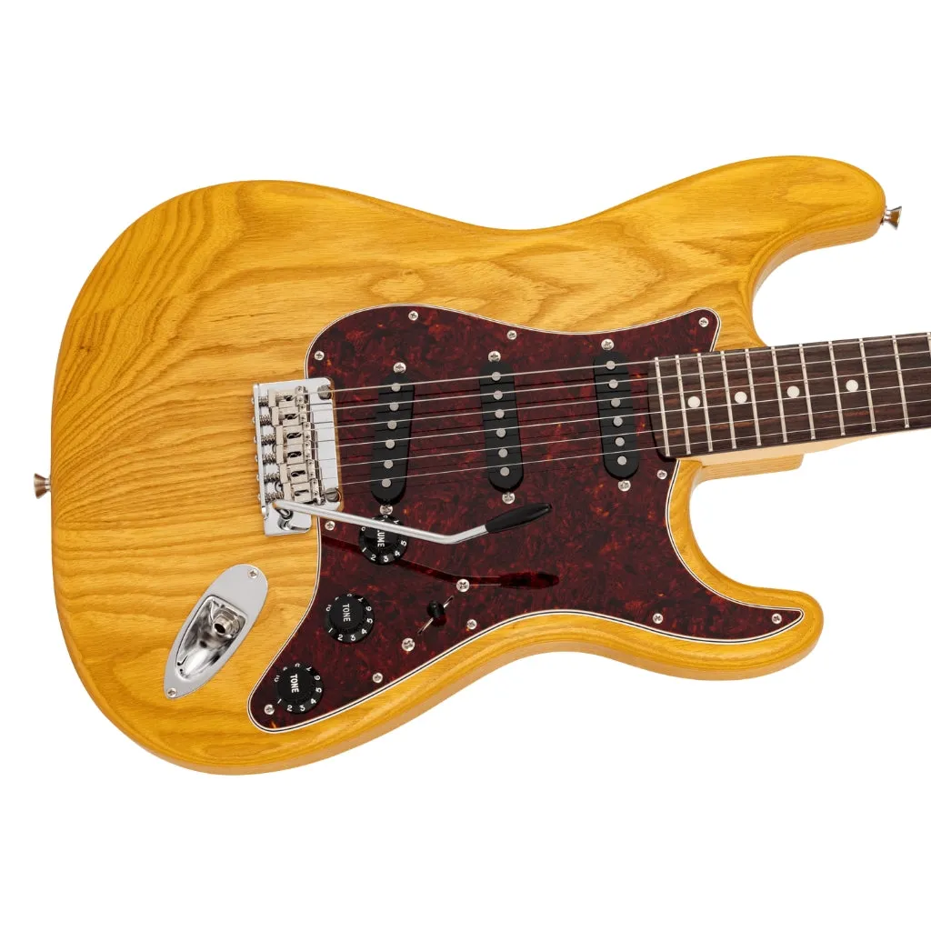 Fender Made in Japan Limited Stratocaster Raw Ash - Vintage Natural