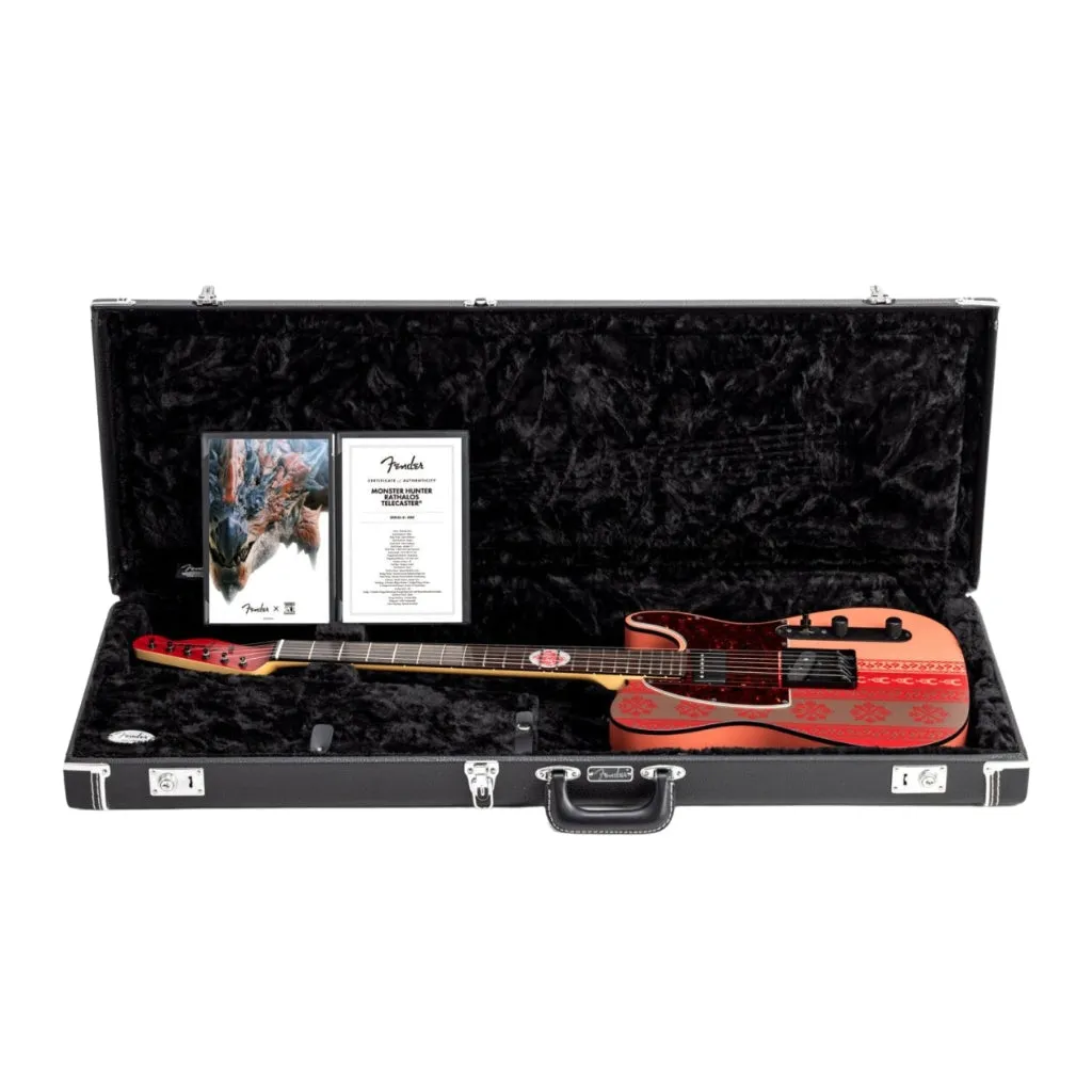Fender Monster Hunter Rathalos Telecaster, Rosewood Fingerboard - Rathalos Red