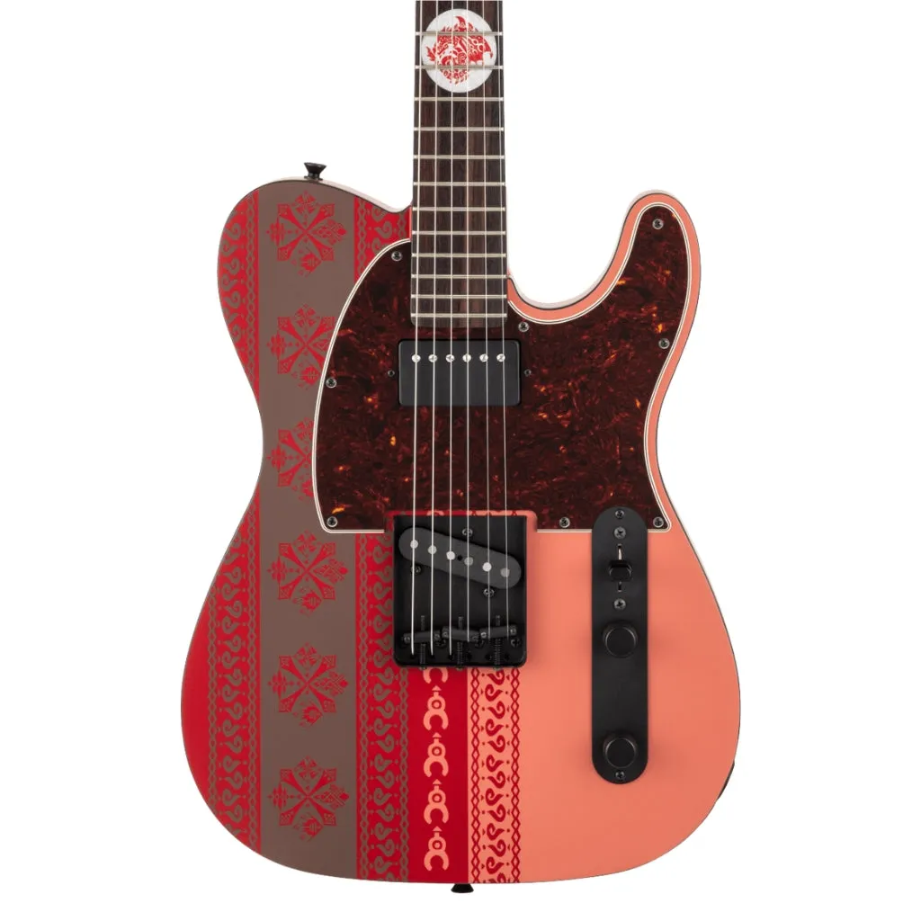 Fender Monster Hunter Rathalos Telecaster, Rosewood Fingerboard - Rathalos Red