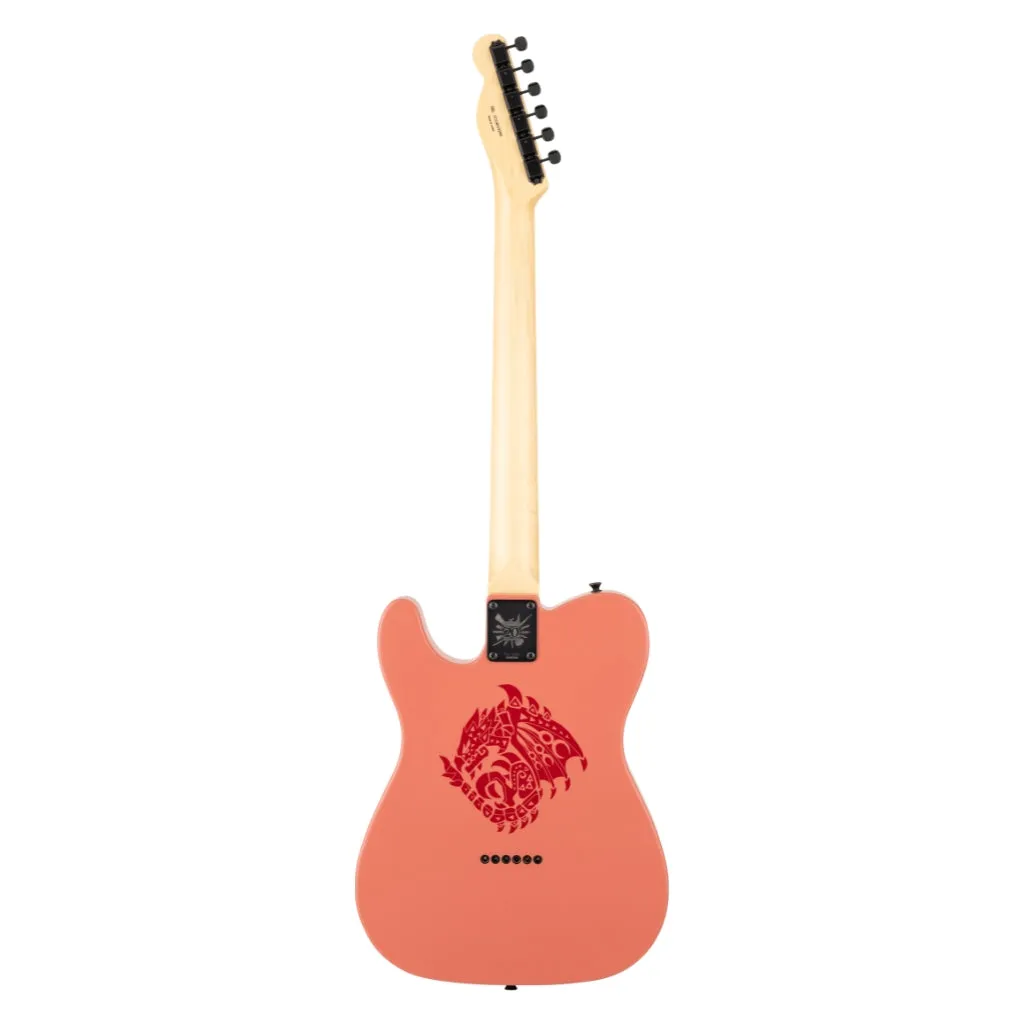 Fender Monster Hunter Rathalos Telecaster, Rosewood Fingerboard - Rathalos Red
