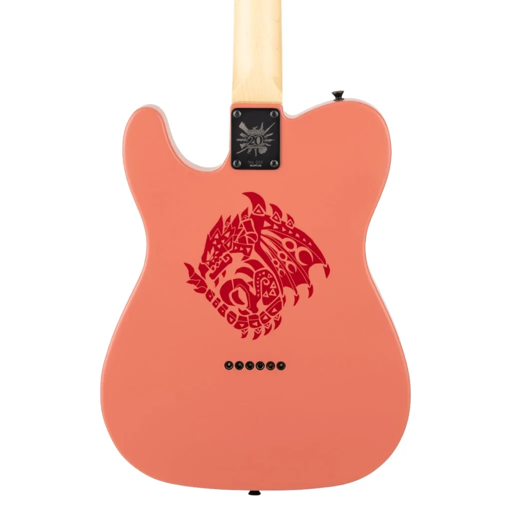 Fender Monster Hunter Rathalos Telecaster, Rosewood Fingerboard - Rathalos Red