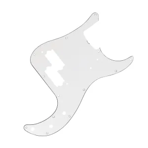 Fender - Pickguard, Precision Bass® 13-Hole Vintage Mount (with Truss Rod Notch), White, 3-Ply
