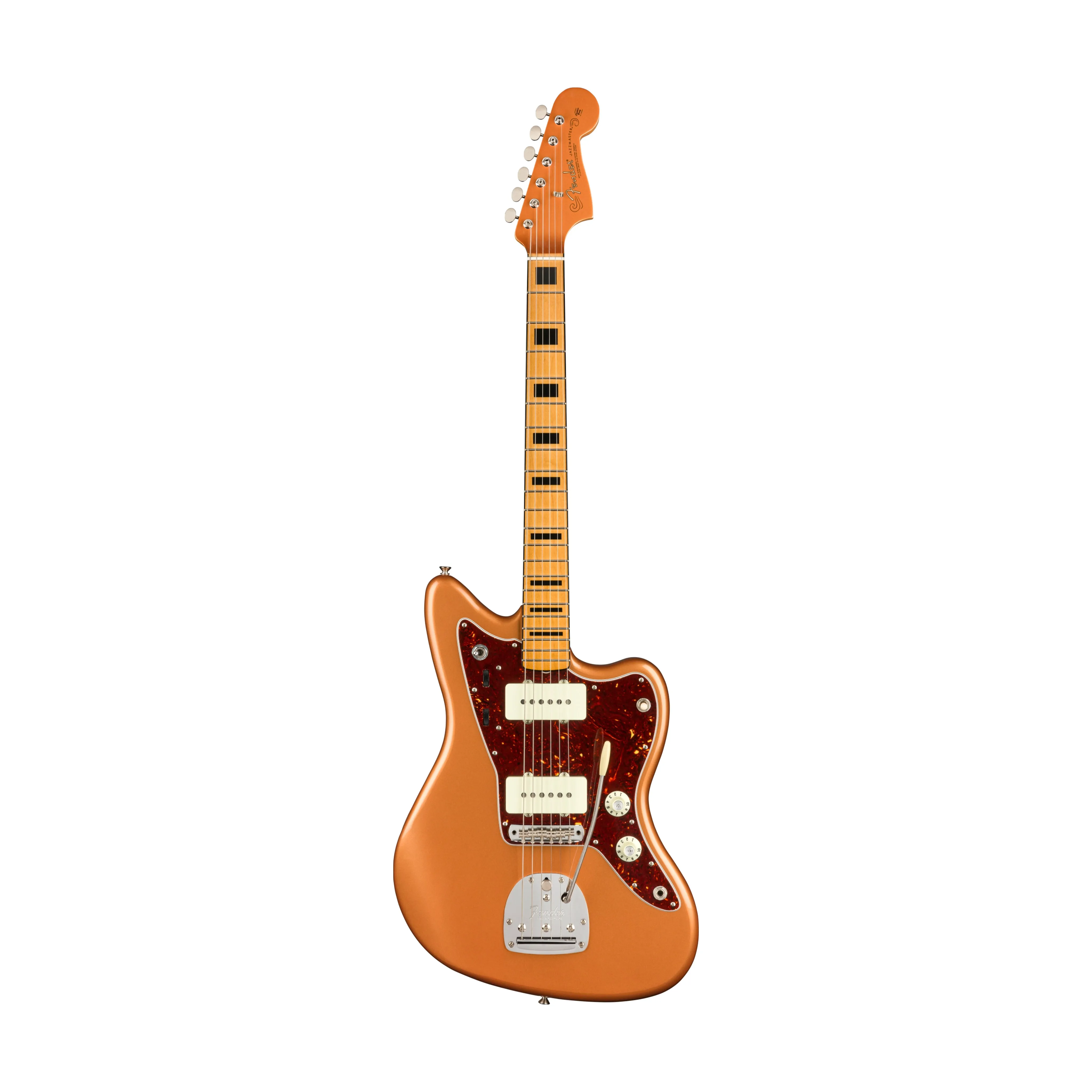 Fender Troy Van Leeuwen Jazzmaster Electric Guitar, Maple FB, Copper Age