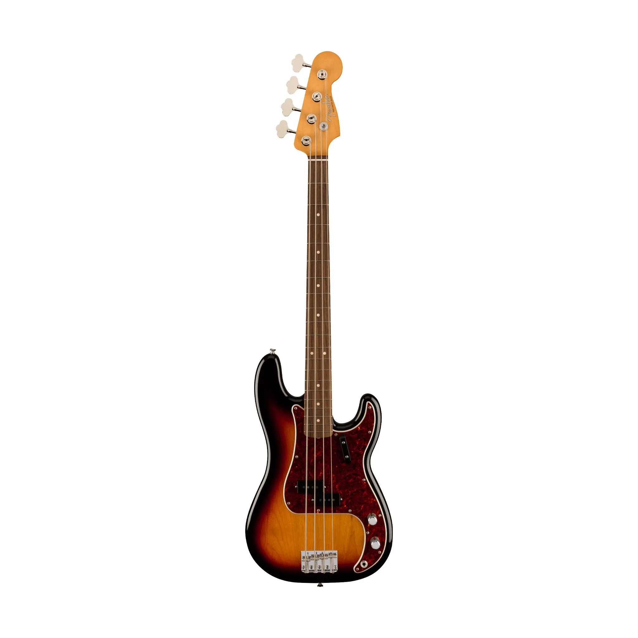 Fender Vintera II 60s Precision Bass Guitar, RW FB, 3-Tone Sunburst