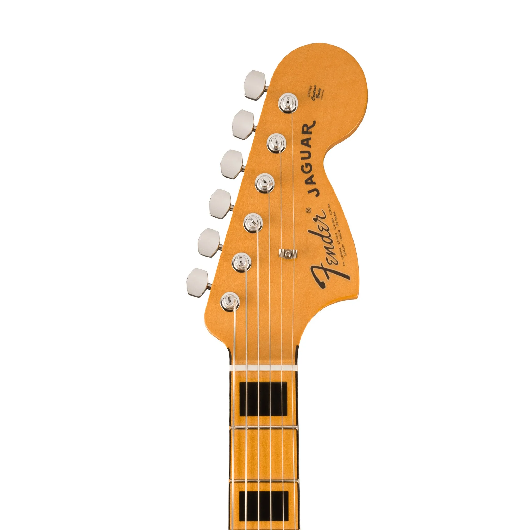 Fender Vintera II 70s Jaguar Electric Guitar, Maple FB, Black