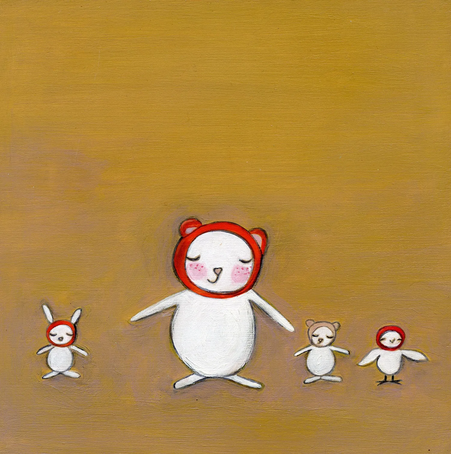 Finding Harmony | 6" x 6" original