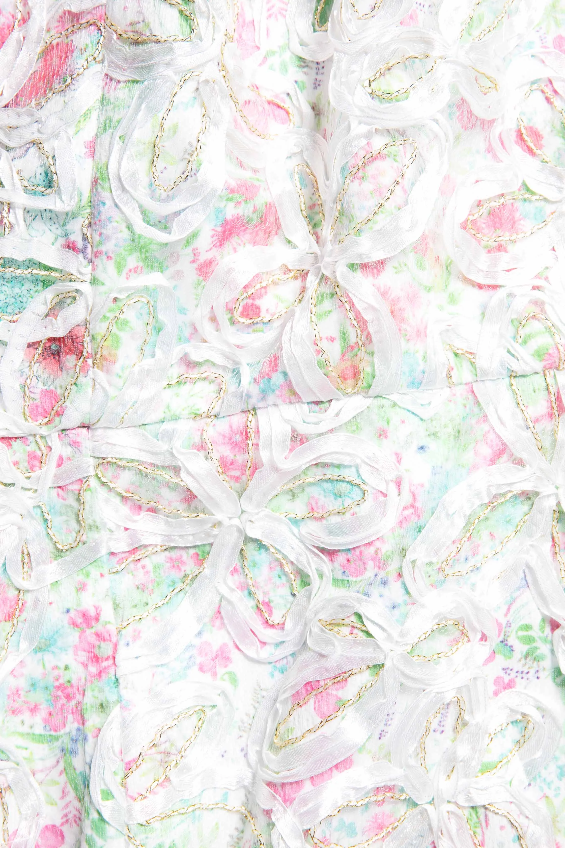 Floral Embroidered Party Dress
