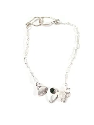Flourished Bracelet with Lab-grown Peridot-Flourish Collection
