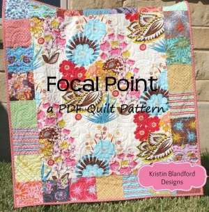 Focal Point Quilt Pattern - Charm Pack Friendly