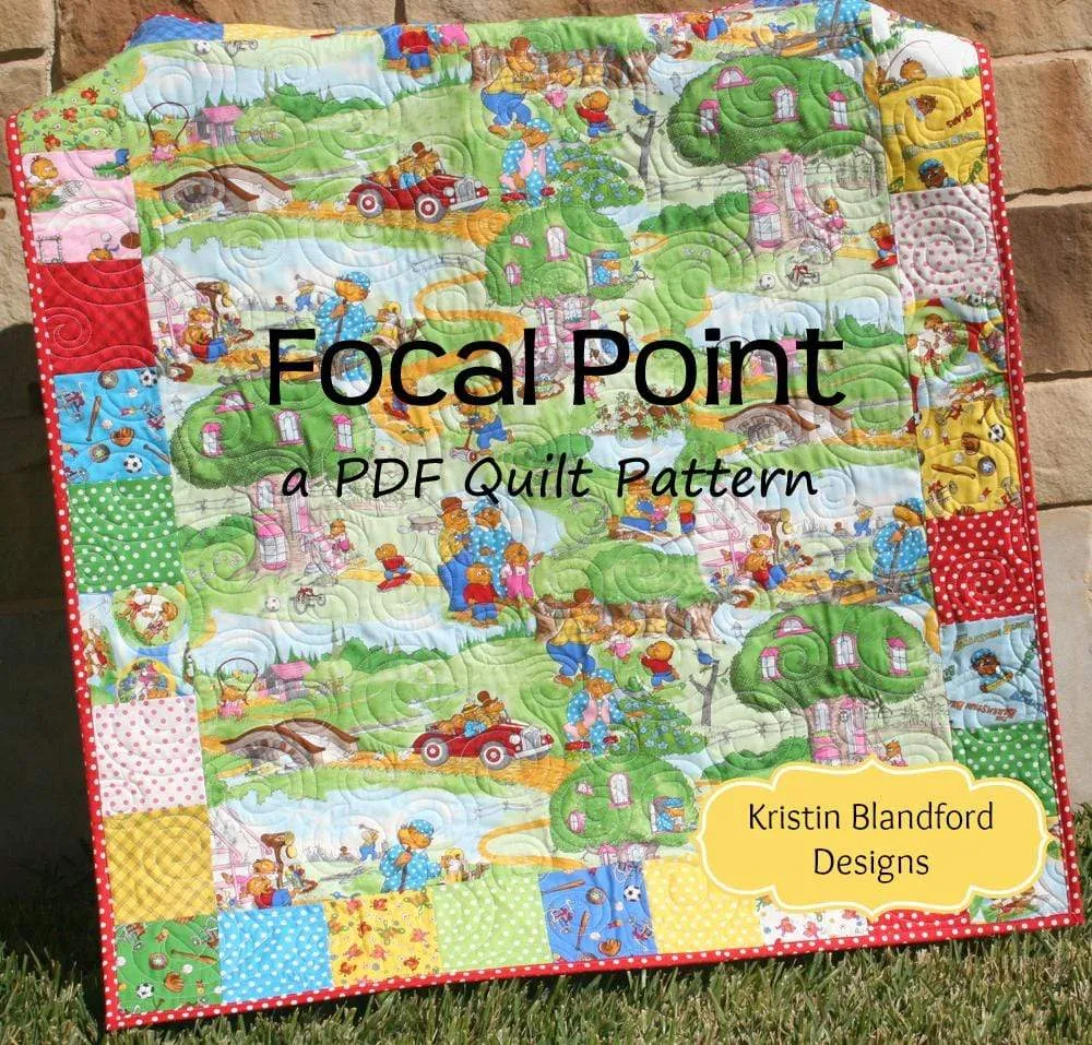 Focal Point Quilt Pattern - Charm Pack Friendly