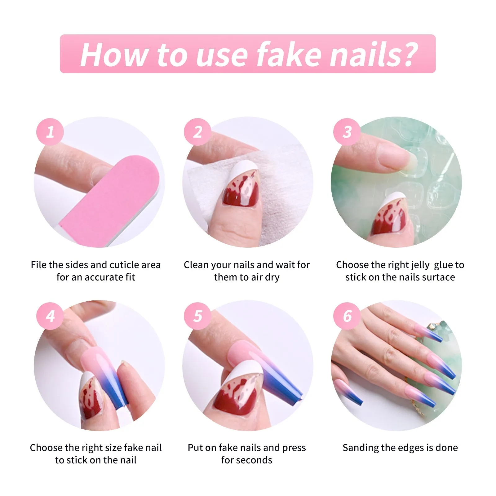 Fofosbeauty 24pcs Press on Nails, Fake Nails, Full Cover Acrylic Nails for Girls Women Kids, Coffin Christmas Santa Sleigh Elk Black