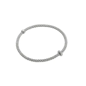FOPE 18k White Gold and Diamond Prima Bracelet