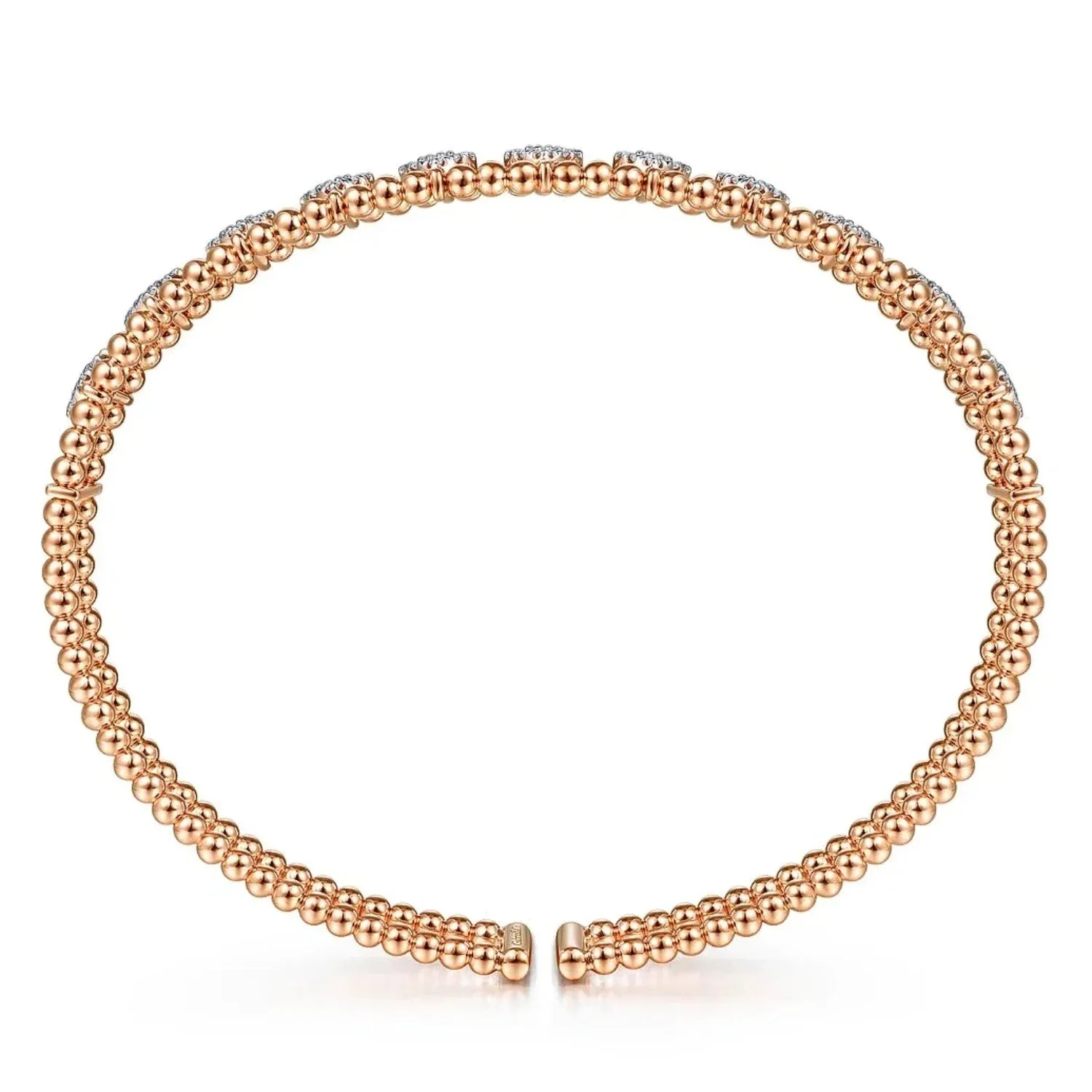 Gabriel & Co. Bujukan Pave Diamond Bangle Bracelet