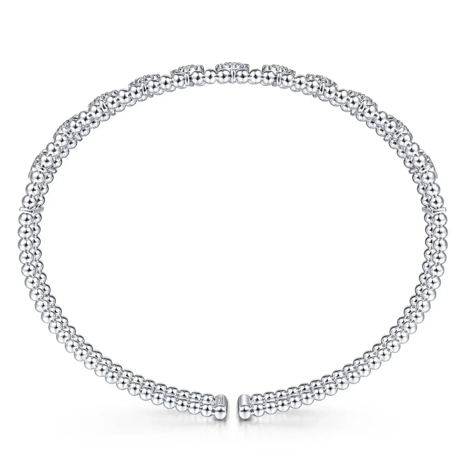 Gabriel & Co. Bujukan Pave Diamond Bangle Bracelet