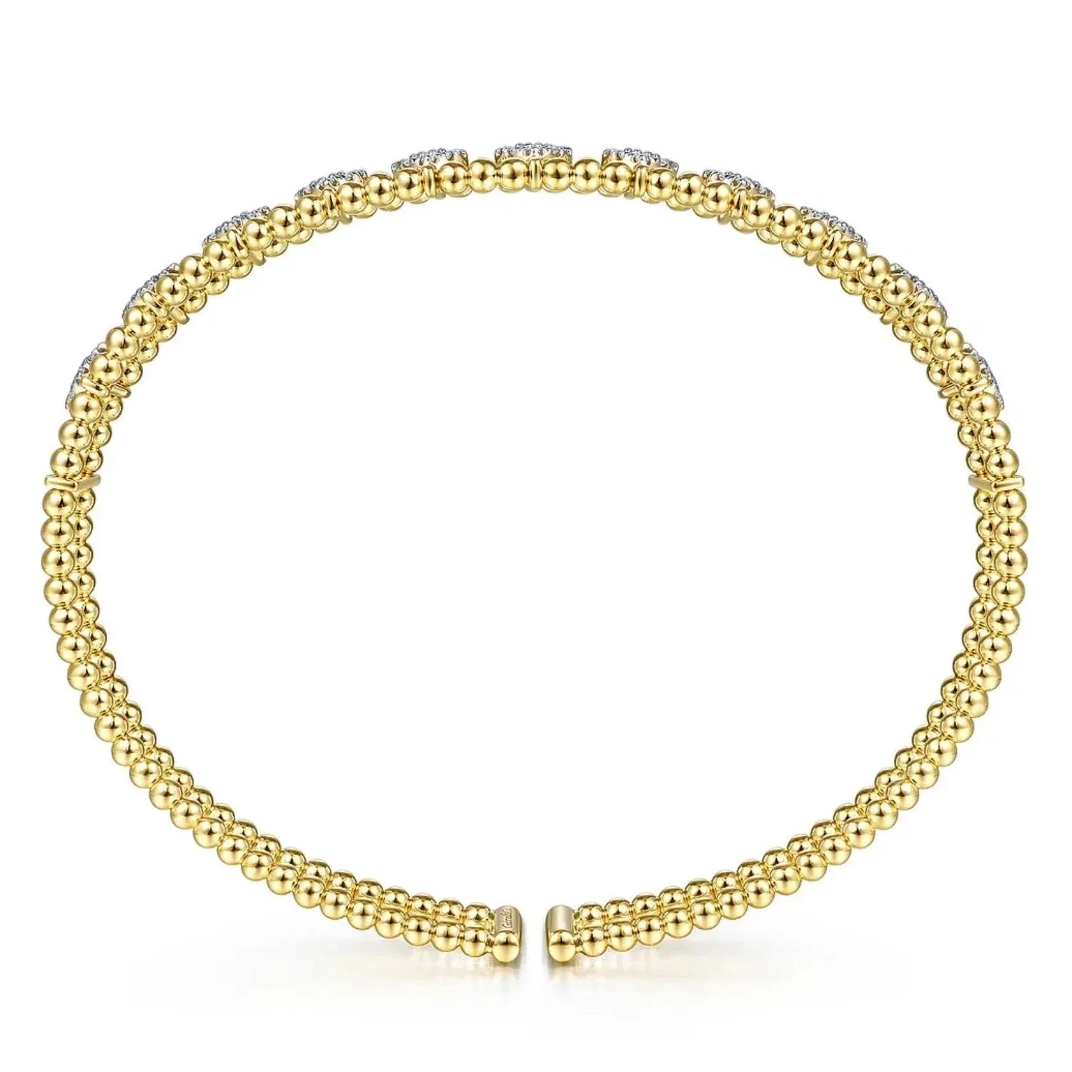 Gabriel & Co. Bujukan Pave Diamond Bangle Bracelet